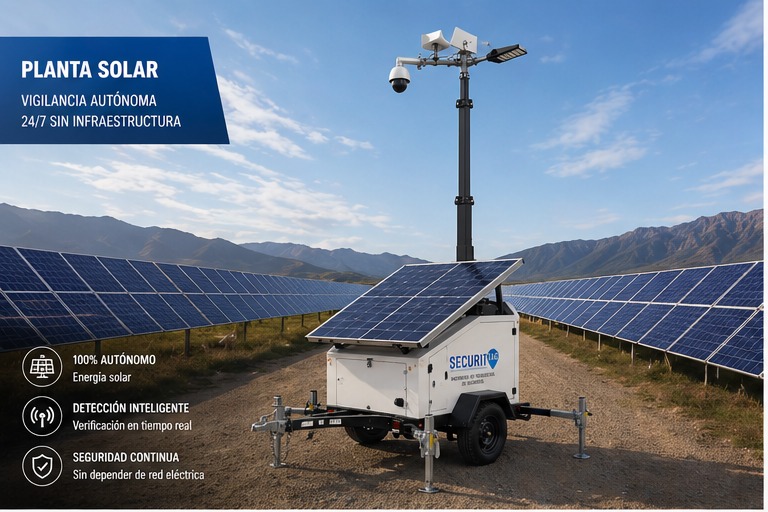 SECURIROVER en planta solar