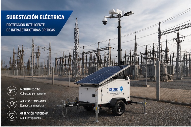 SECURIROVER en subestación eléctrica